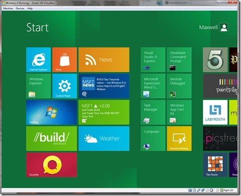 How to Run Windows 8 Developer Preview in VirtualBox