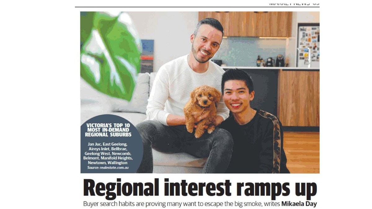 Regional interest ramps up: Geelong, Bellarine house hunters top picks