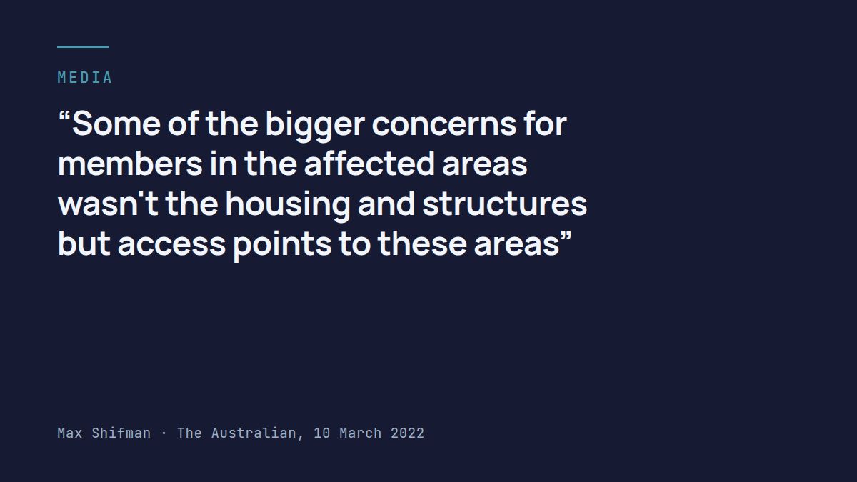 East coast floods likely to delay settlements