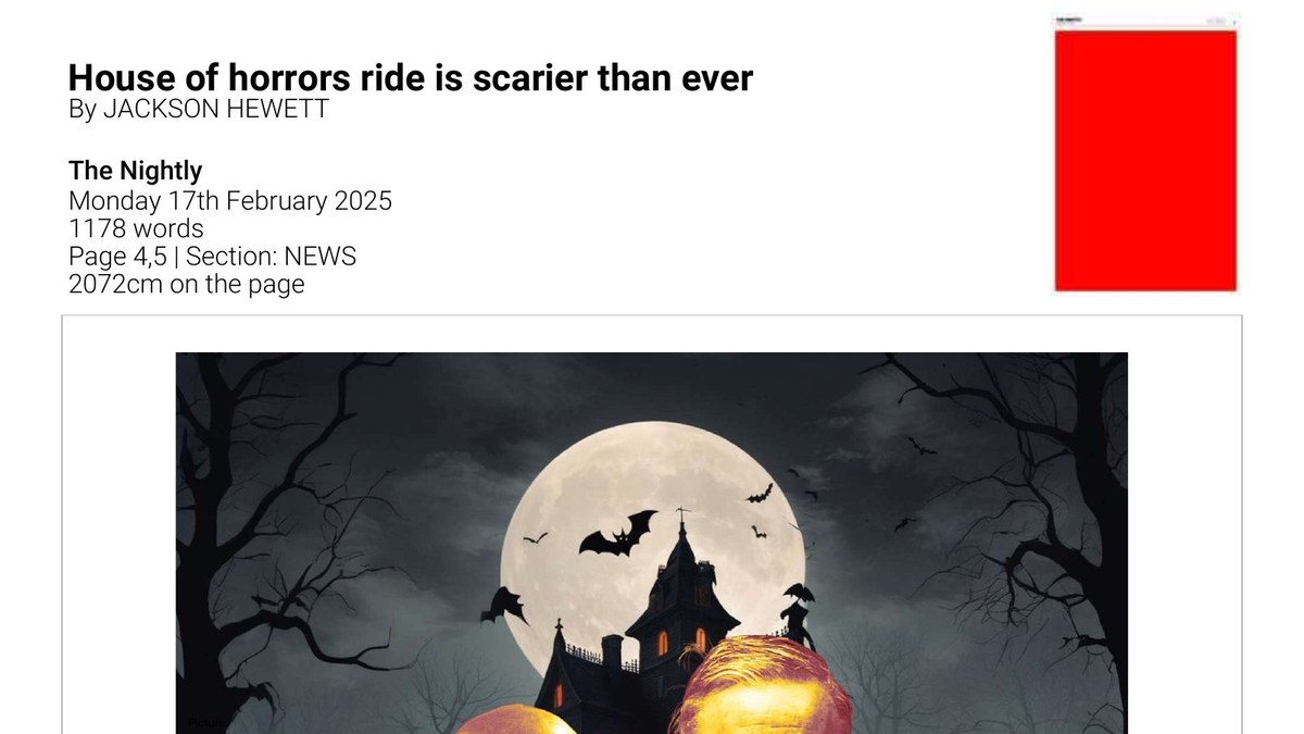 House of horrors ride is scarier than ever