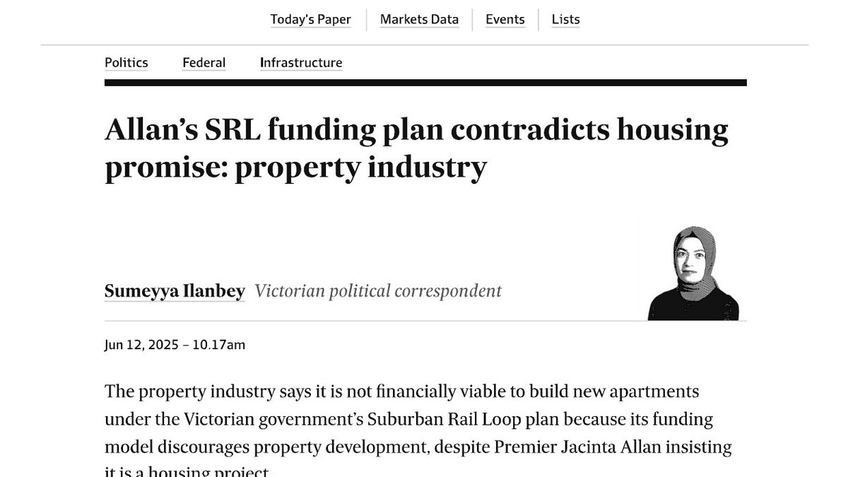 Allan’s SRL funding plan contradicts housing promise: property industry