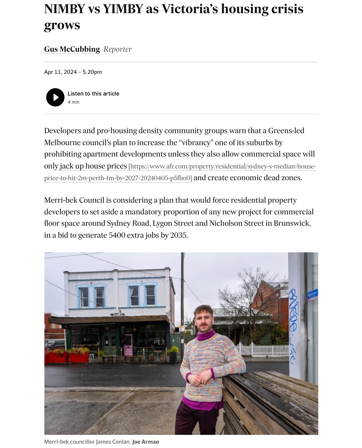 NIMBY vs YIMBY as Victoria’s housing crisis grows