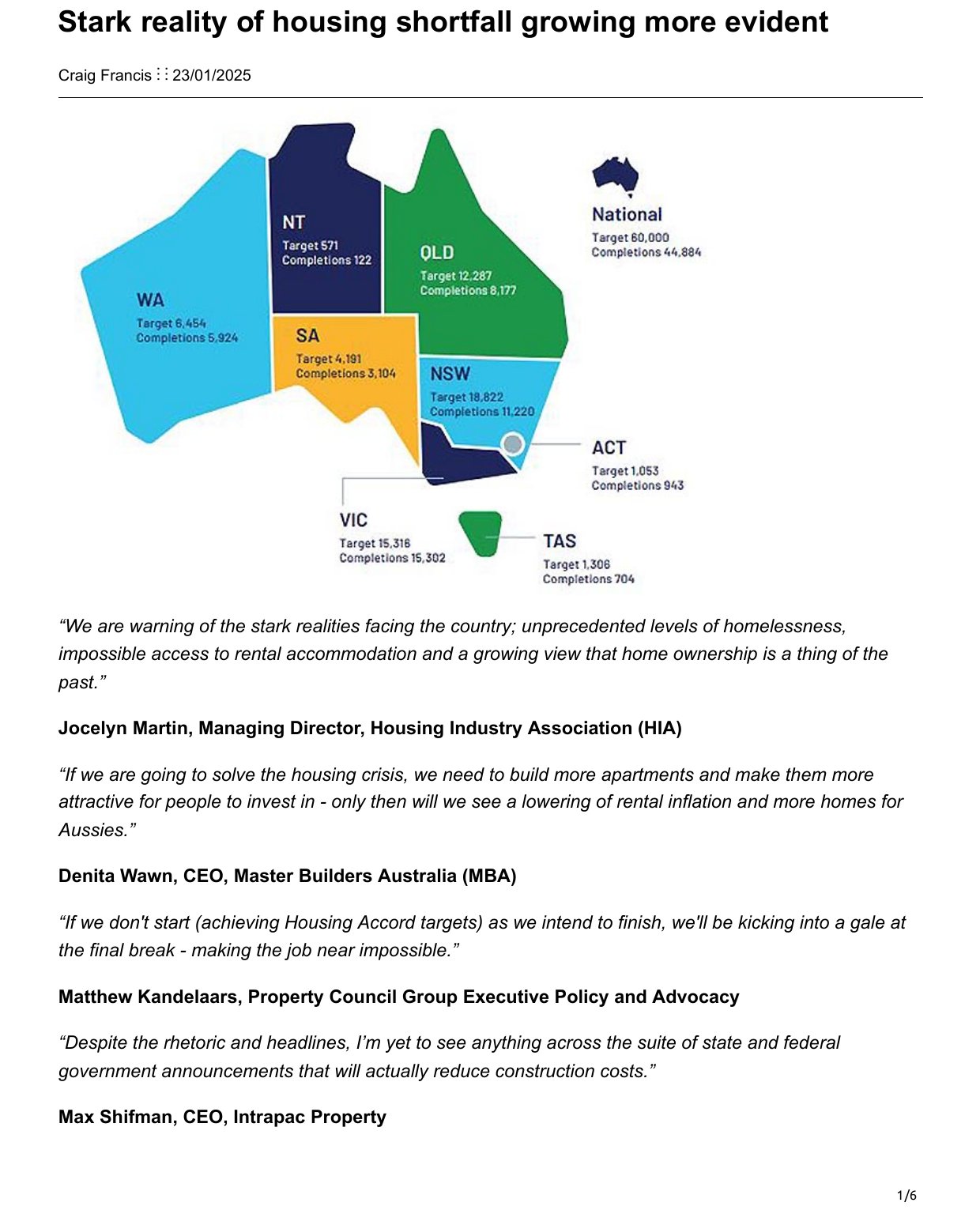 Stark reality of housing shortfall growing more evident